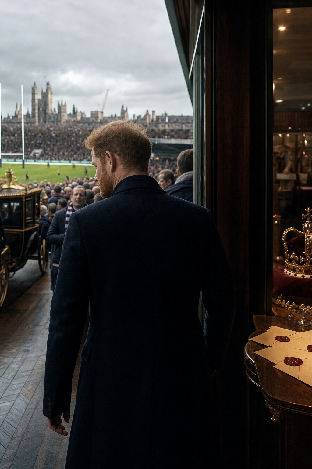 Prince Harry booed during surprise low-key appearance at UK rugby match