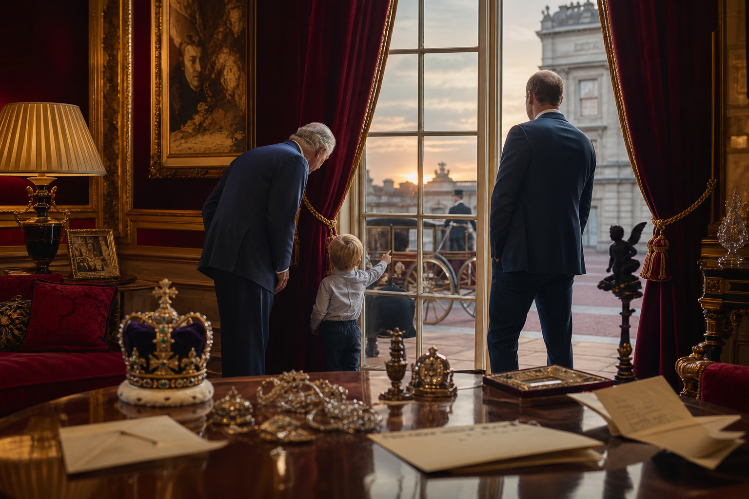 Why has Charles been painted as a 'cold' father? Harry said he 'didn't hug', but King's touching bond with grandson Louis and 'banter' with Prince William tells a different story